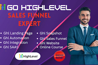 design clickfunnels 2 0 sales funnels, ghl landing pages, clickfunnel websites