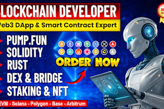 be your blockchain developer web3 dapp smart contract expert