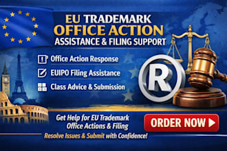 eu trademark office action euipo filing assistance trademark application