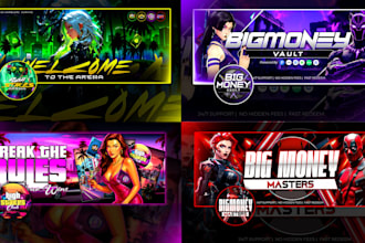 design a creative gaming banner