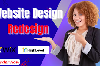 design wix gohighlevel ghl website design  redesign