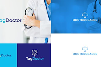 design medical healthcare and wellness logo