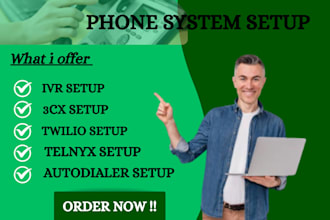 install, setup and troubleshoot 3cx voip system for you