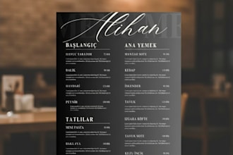 design premium,revenue optimized menus with modern layouts