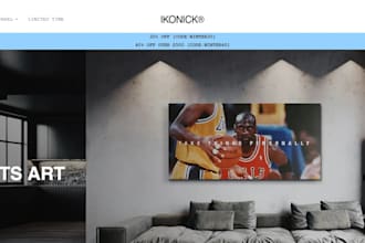 design wall art shopify store canvas prints, print on demand shopify website