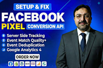 be setup meta facebook pixel and conservation api