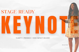 craft a keynote, presentation or pitch that actually lands
