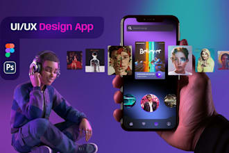 mobile app ui ux, figma ui ux, ecommerce app, business app