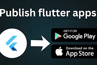 publish flutter apps to google play and apple app store