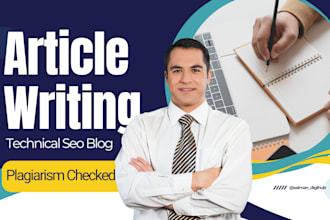 write technical seo articles and blog posts