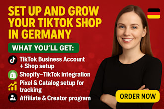 setup german tiktok shop,tiktok german shopify, integrate tiktok with shopify,fb