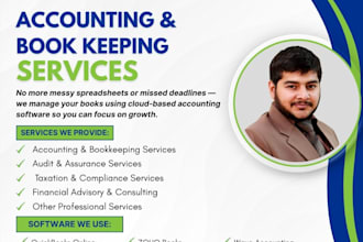 do quickbooks online, xero ,wave setup, clean up, catchup,  reconciliations