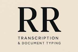 retype scanned documents into clean, editable word files