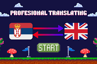 translate all the game text from serbian to english and vice versa