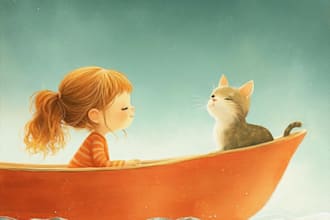children story book illustration, children story book illustration