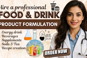 develop food supplements, energy drinks, and beverage formulations