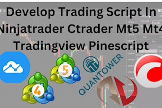 develop trading script for nt 7 ctrader mt5 tradingview