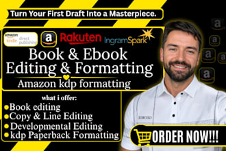 book editing and formatting, manuscript formatting and developmental book editor