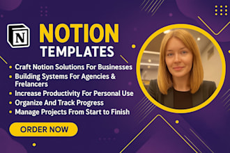 setup business notion dashboard, notion template, notion planner, notion expert