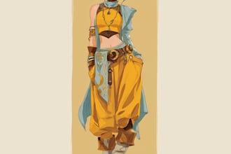 draw fantasy female, dnd illustration