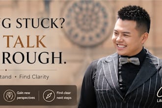 be your empathetic listener and help you find clarity