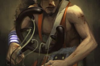 make character concept art or game art in fantasy style