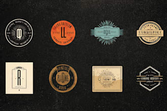 design retro, vintage, badge, outdoor emblem, logo design