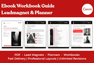 design pdf coaching guide in canva
