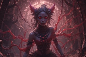 fantasy horror and fantasy horror character