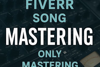 master your song or track