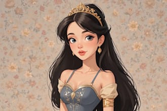 do disney cartoon portrait