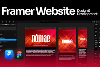 create a premium framer website for business, startup, or portfolio