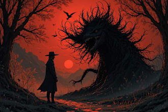 do dark art illustration