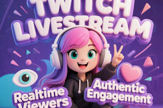 promote your twitch livestream for realtime viewers and authentic engagement