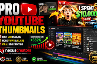 create pro youtube thumbnails