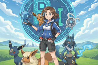 draw you as a pokémon trainer with your team