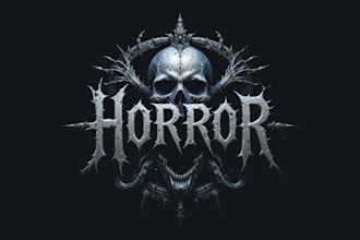 design a horror inspired metal logo