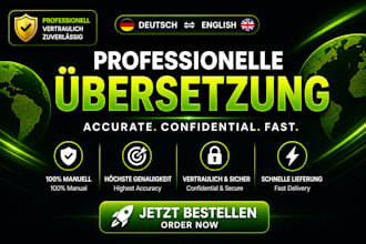 provide certified german to english or english to german translation