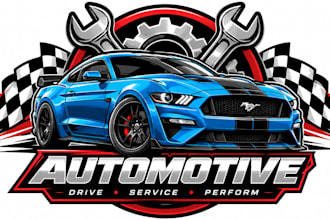 draw a cartoon car and  automotive illustration art
