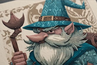 create awesome linocut illustration for your brand