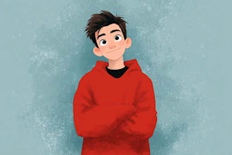 make fabulous disney cartoon portrait