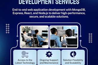 custom mern stack website design and development