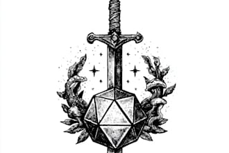 design unique medieval, fantasy, rpg, mmorpg game logo