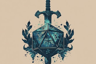 design a custom fantasy logo
