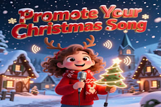 promote your christmas song on german radios for 3 months