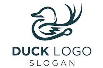 create awesome high quality baby duck logo