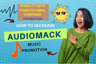 build an engaging email marketing campaign to boost audiomack album promotion