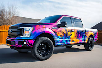 professional vehicle wrap design, car wrap
