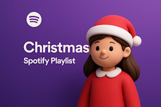 curate a cozy and aesthetic christmas playlist for spotify