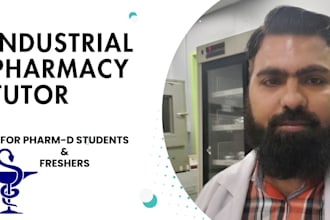 teach industrial pharmacy with clear explanation